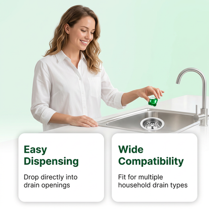 Drain Deodorizing & Unclogging Pods