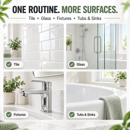 ✨ Bathroom Cleaner: Sparkle in Seconds, No Harsh Fumes