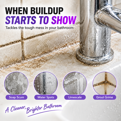 ✨ Bathroom Cleaner: Sparkle in Seconds, No Harsh Fumes